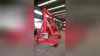 Small Portable Rackless Mobile Workshop 3 Ton 5 Ton 3 Ton Adjustable Height Mini Movable Gantry Crane with Low Price and High Quality