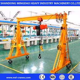 Small Portable Rackless Mobile Workshop 3 Ton 5 Ton 3 Ton Adjustable Height Mini Movable Gantry Crane with Low Price and High Quality