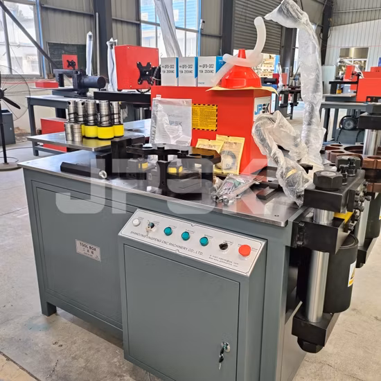 Macchina da taglio idraulica per piegare sbarre in rame e alluminio